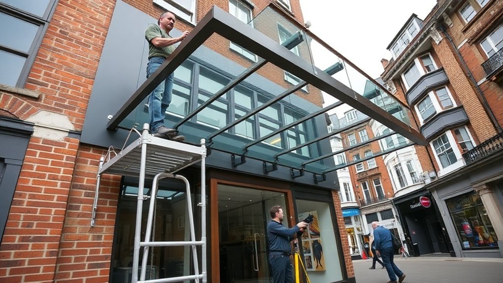 Shopfront Canopy Abbey Wood