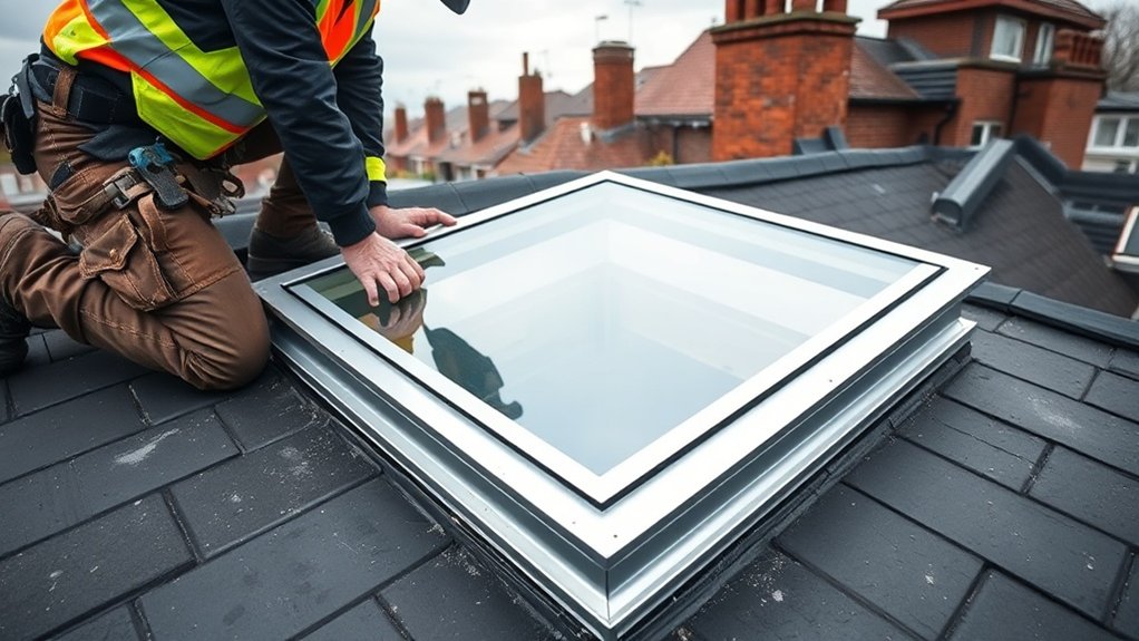 Skylight Installation Lesnes Abbey