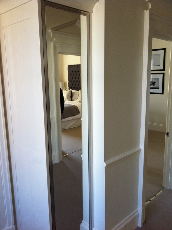 Full-length wardrobe mirror fitted in Abbey Wood home