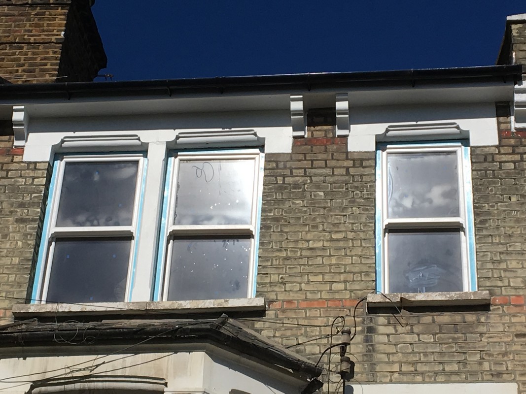 New uPVC sash windows fitted on Victorian terrace in Abbey Wood